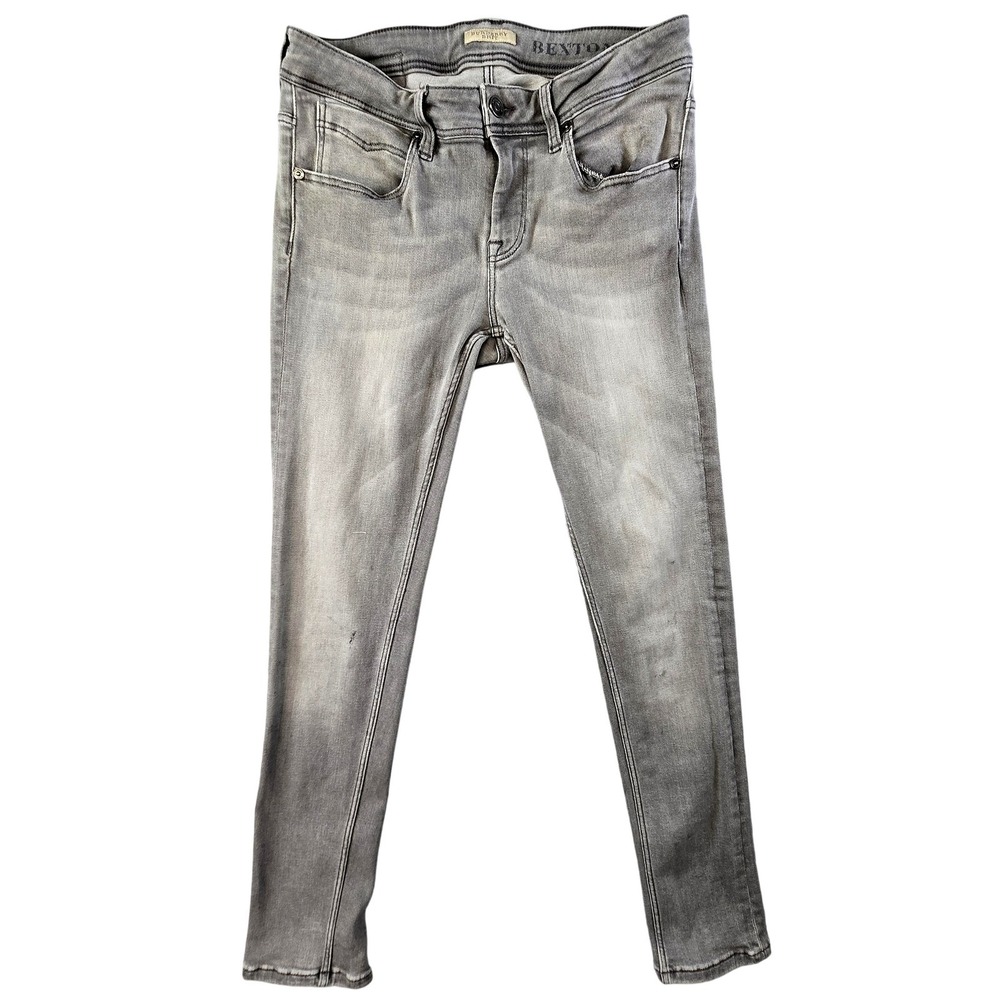 Burberry Brit Jeans‎ Mens 29x28 Gray Skinny Benton Skinny Leg Denim Tcrkiye